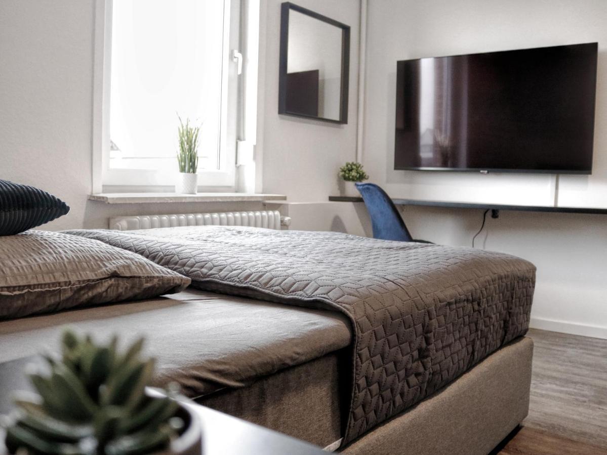 Lightplace • Groessere Gruppen • 4 Einzelzimmer • Boxspring • Smart Tv • Biergarten • Restaurant Braunschweig Eksteriør bilde