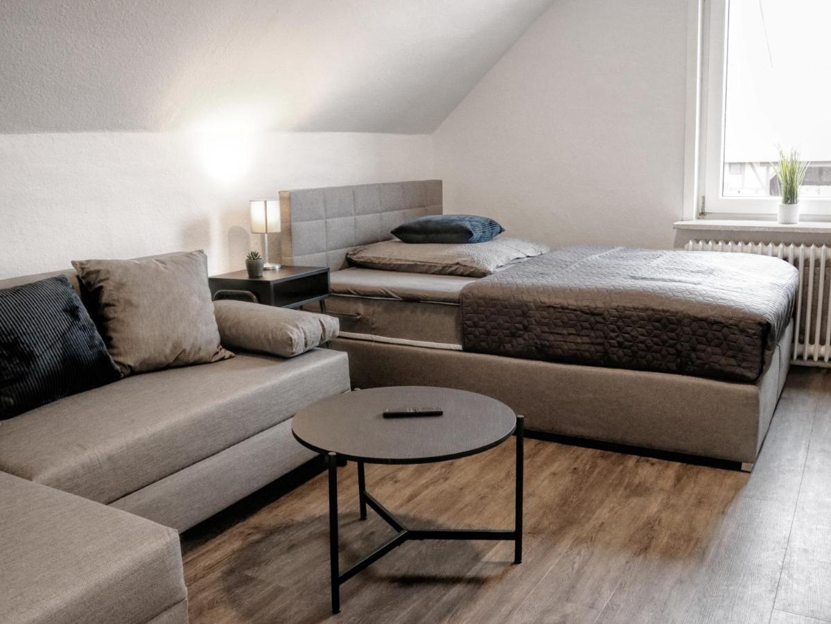 Lightplace • Groessere Gruppen • 4 Einzelzimmer • Boxspring • Smart Tv • Biergarten • Restaurant Braunschweig Eksteriør bilde